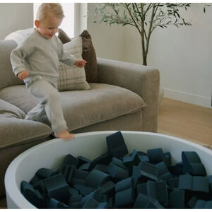 SMOL Foam Shapes Space   - 30pc Black/Grey  NWT